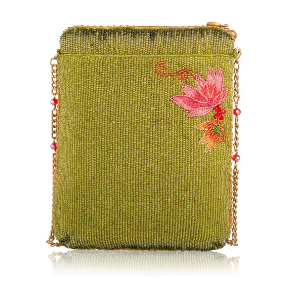 Mary Frances Endless Summer Mini Crossbody Handbag Palm Tree Bag Green Purse NEW - Picture 2 of 5